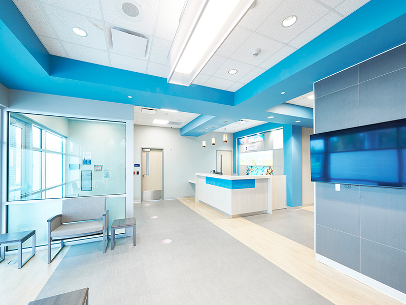 The front entrance at Tower Behavioral Health